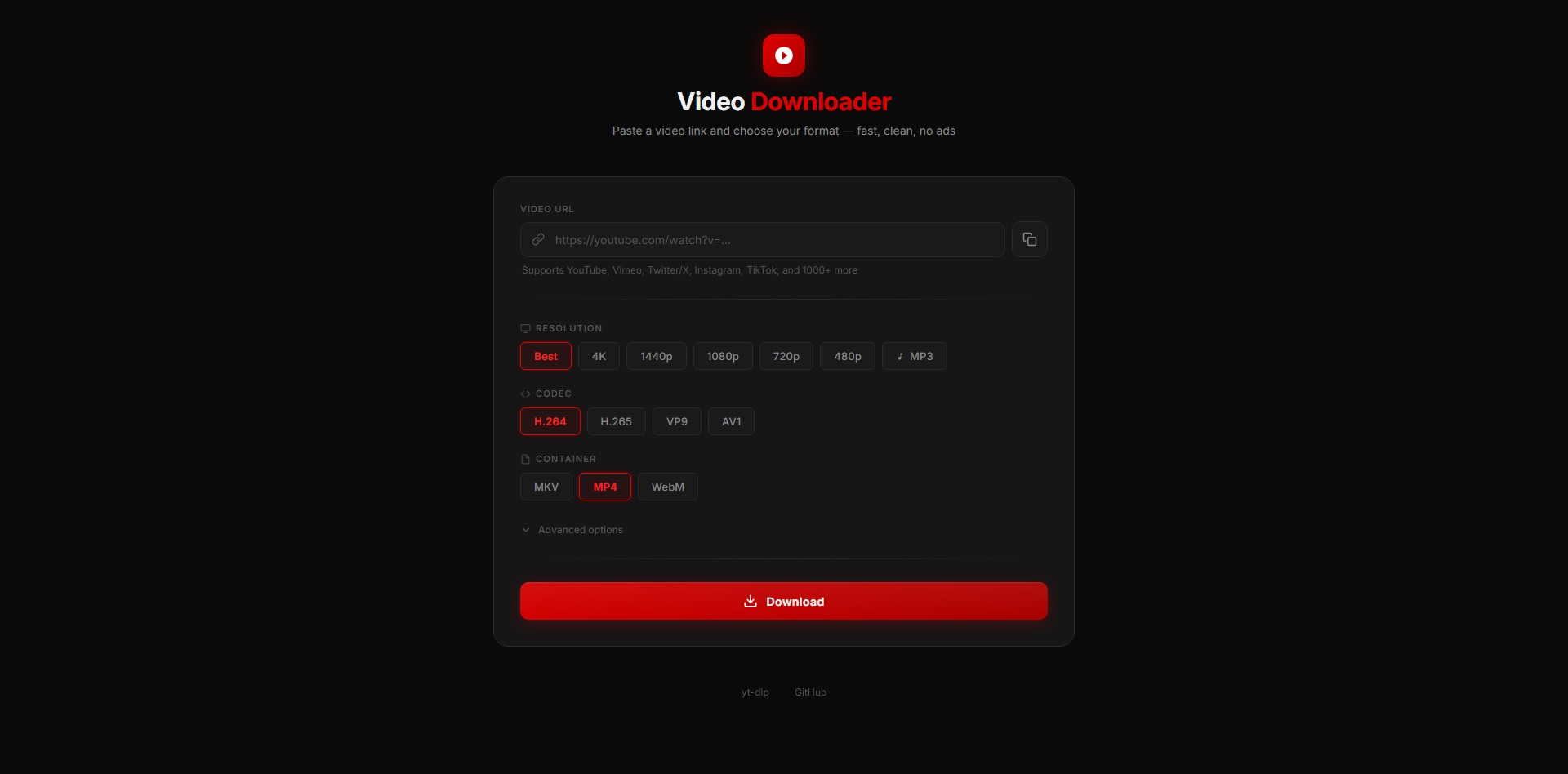 Video Downloader